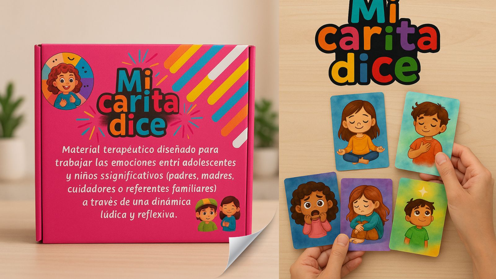 Mi Carita Dice para expresión emocional